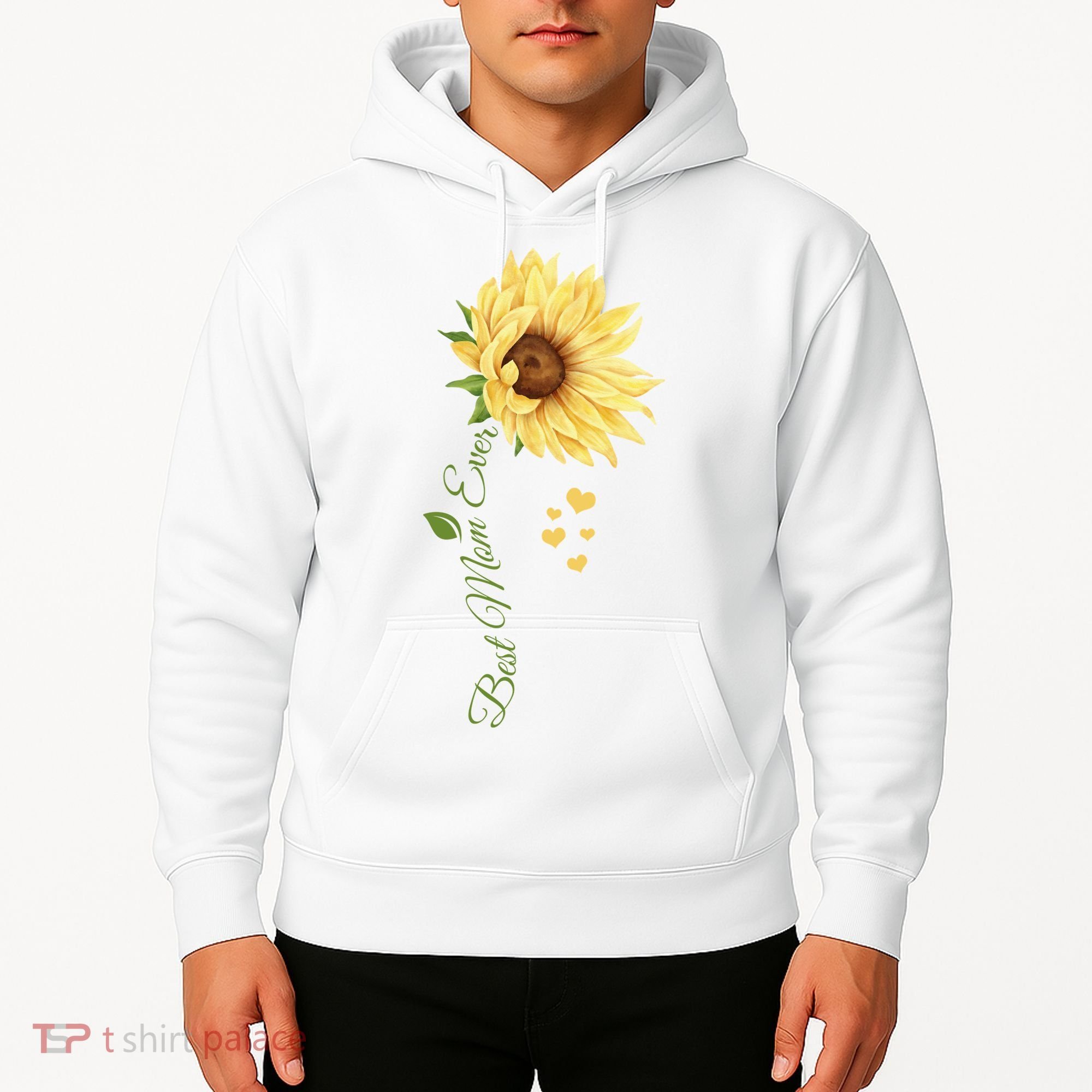 Best Mom Ever Sunflower Cute Mothers Day Hoodie