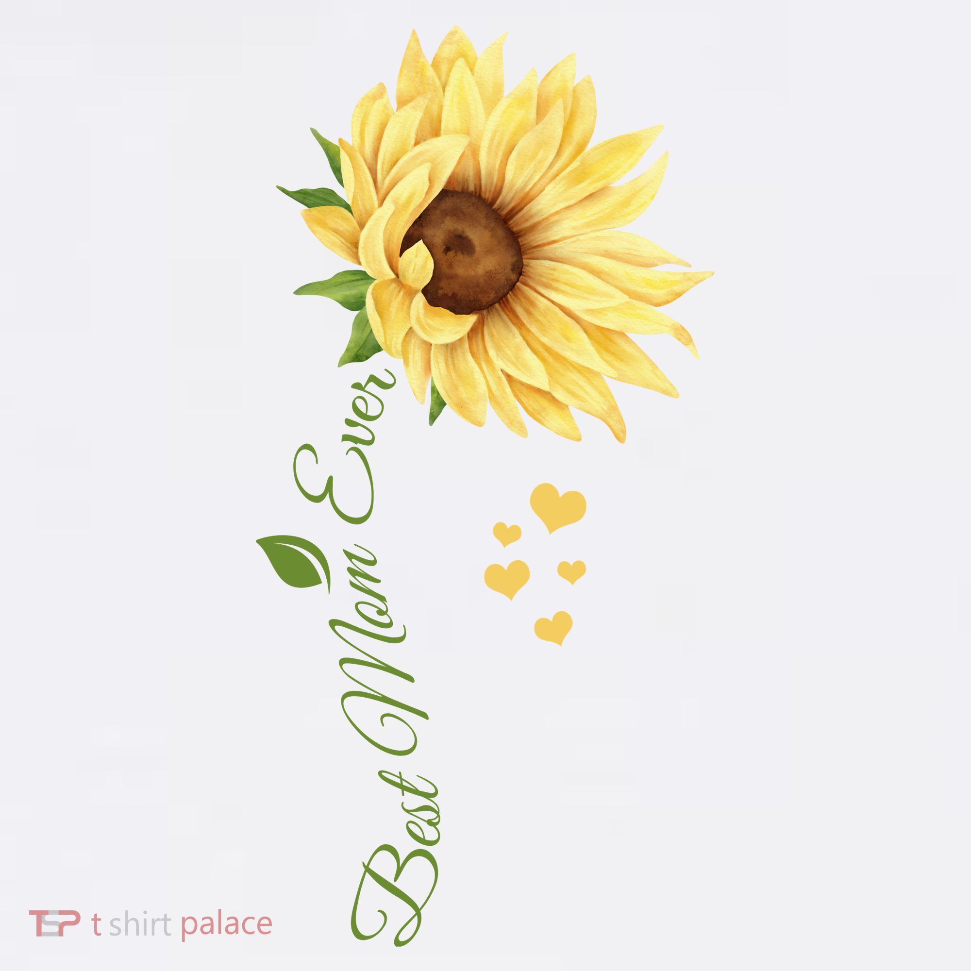 Best Mom Ever Sunflower Cute Mothers Day T-Shirt