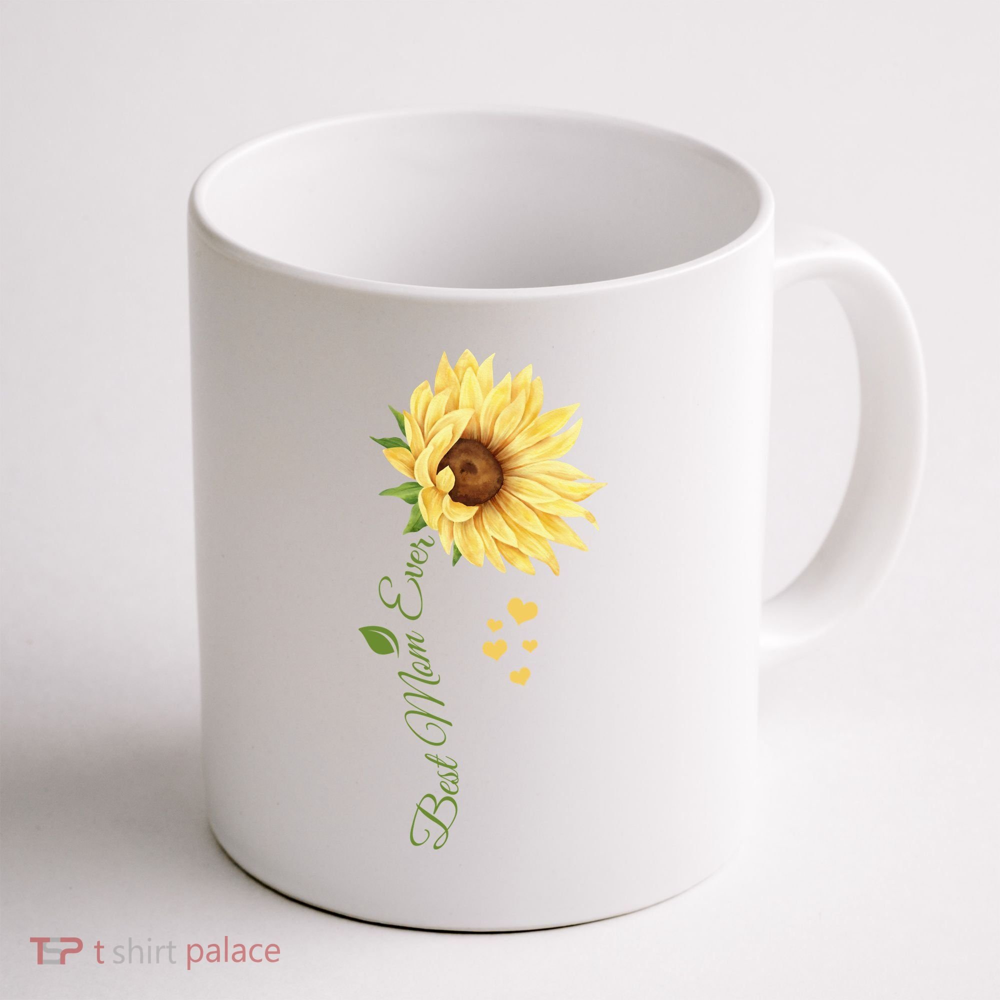 Best Mom Ever Sunflower Cute Mothers Day Coffee Mug