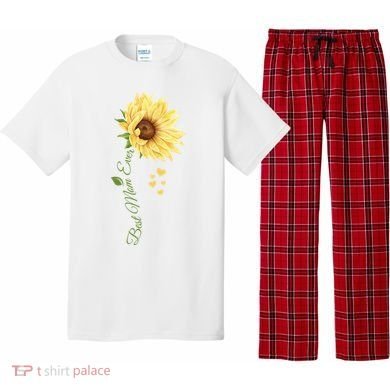 Best Mom Ever Sunflower Cute Mothers Day Pajama Set