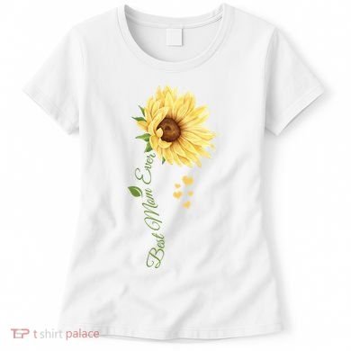 Best Mom Ever Sunflower Cute Mothers Day Women's T-Shirt
