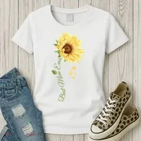 Best Mom Ever Sunflower Cute Mothers Day Women's T-Shirt thumb 3