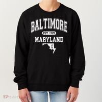 Baltimore Maryland Est. 1729 Varsity Women's Sweatshirt thumb 0