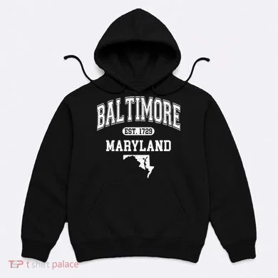 Baltimore Maryland Est. 1729 Varsity Hoodie