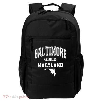 Baltimore Maryland Est. 1729 Varsity Backpack