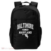 Baltimore Maryland Est. 1729 Varsity Backpack thumb 0