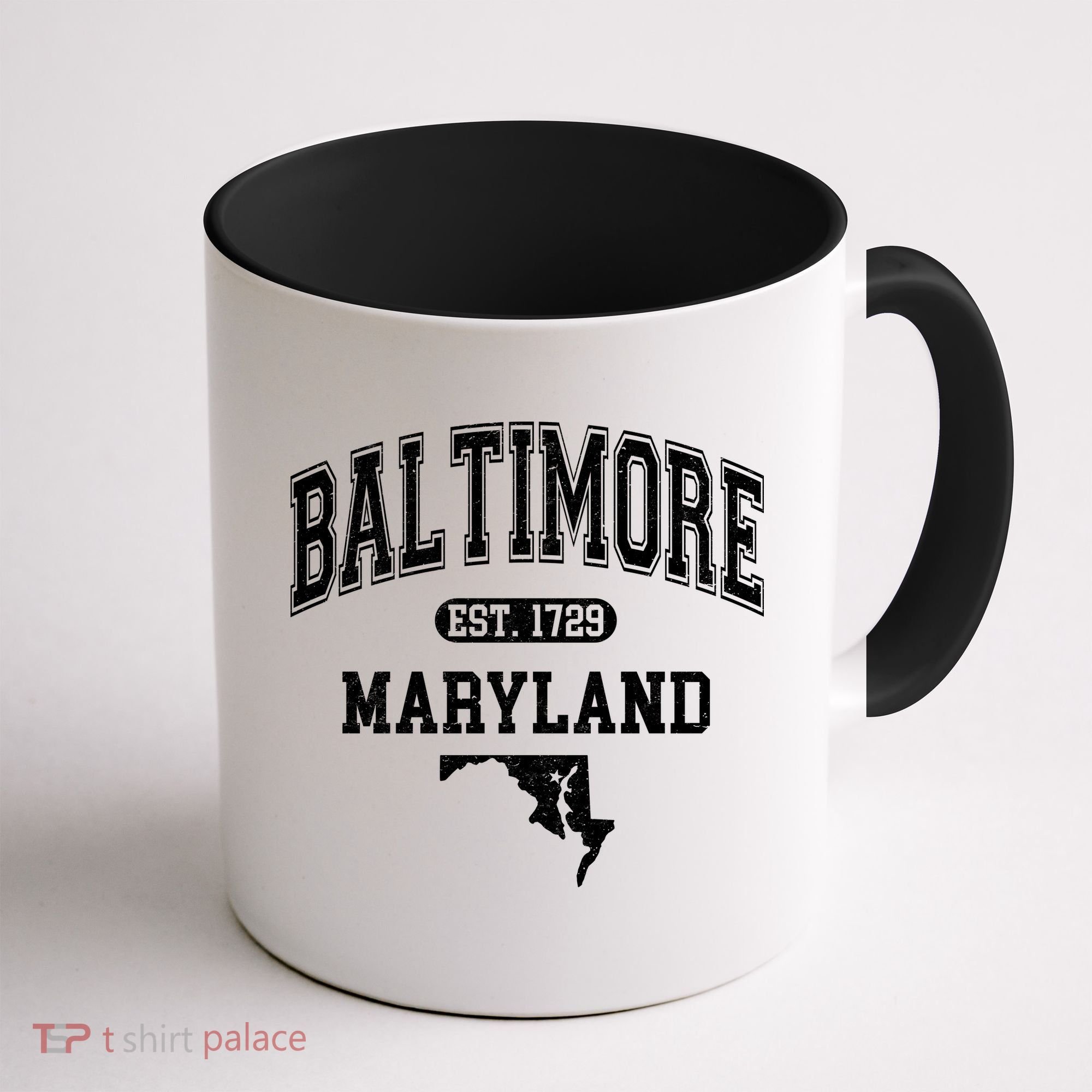 Baltimore Maryland Est. 1729 Varsity Coffee Mug