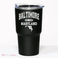 Baltimore Maryland Est. 1729 Varsity Tumbler thumb 0