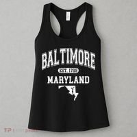 Baltimore Maryland Est. 1729 Varsity Women's Tank Top thumb 3