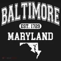 Baltimore Maryland Est. 1729 Varsity Kids Sweatshirt thumb 2