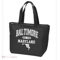 Baltimore Maryland Est. 1729 Varsity Tote Bag thumb 3