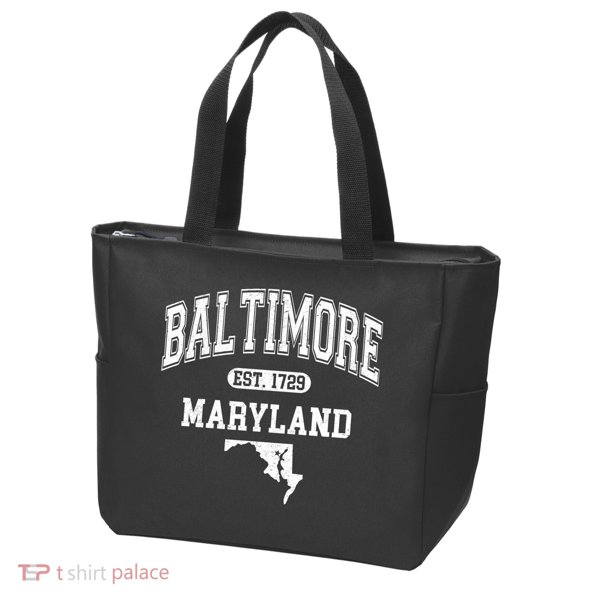 Baltimore Maryland Est. 1729 Varsity Tote Bag