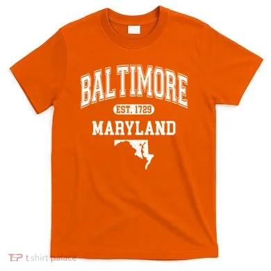 Baltimore Maryland Est. 1729 Varsity T-Shirt