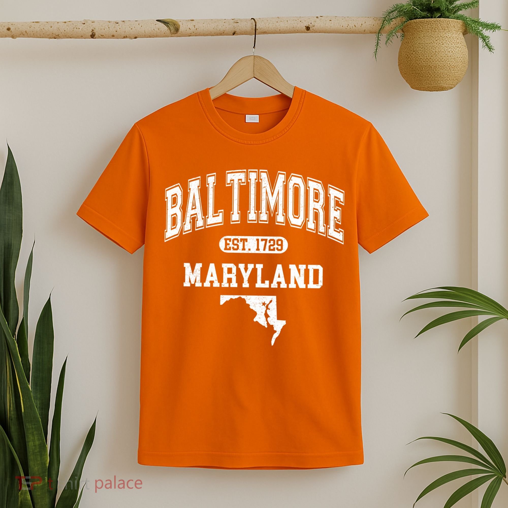 Baltimore Maryland Est. 1729 Varsity T-Shirt