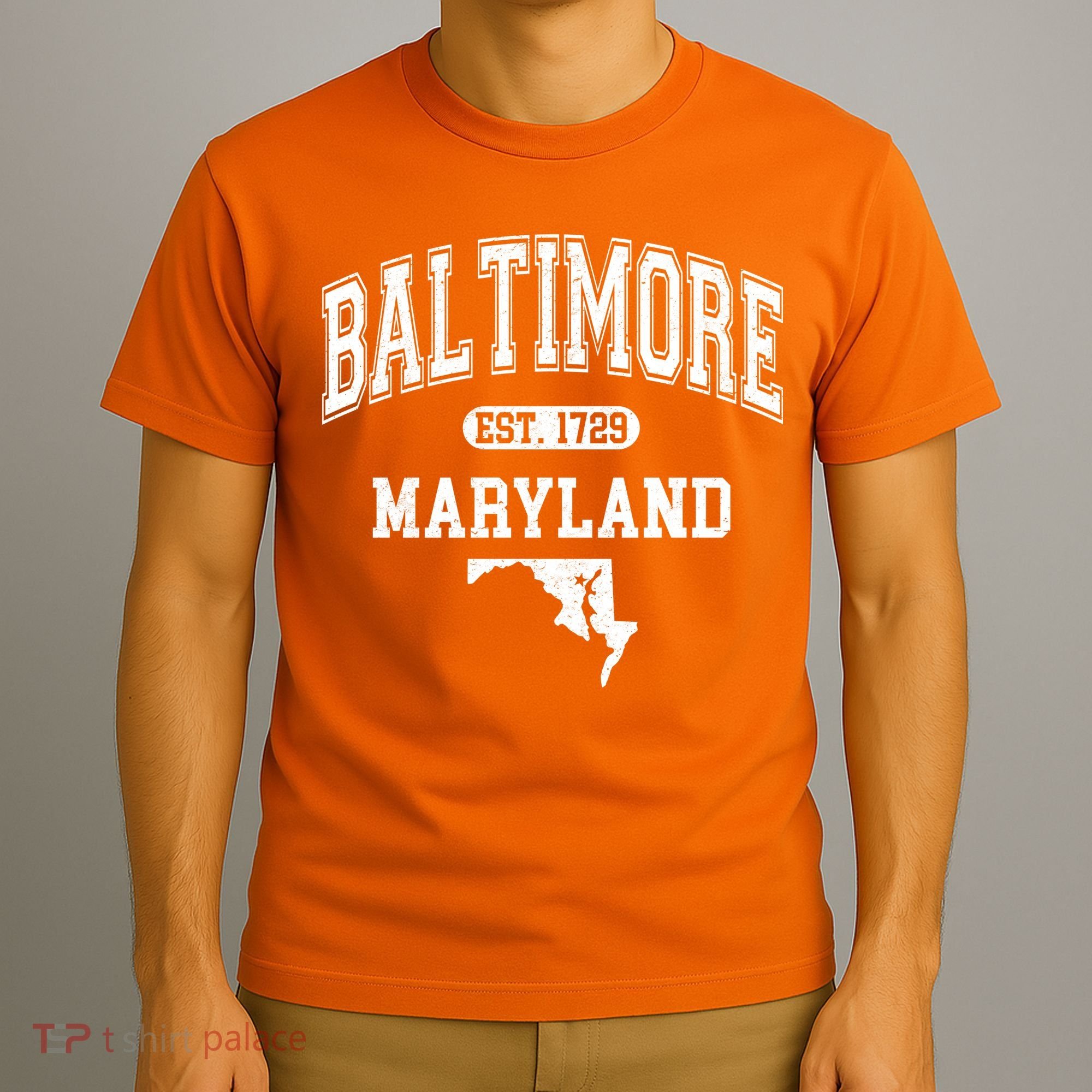 Baltimore Maryland Est. 1729 Varsity T-Shirt