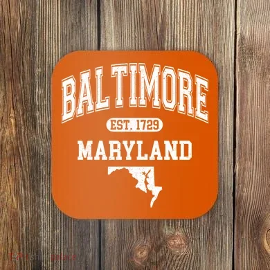 Baltimore Maryland Est. 1729 Varsity Coaster