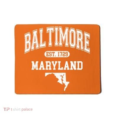Baltimore Maryland Est. 1729 Varsity Mousepad