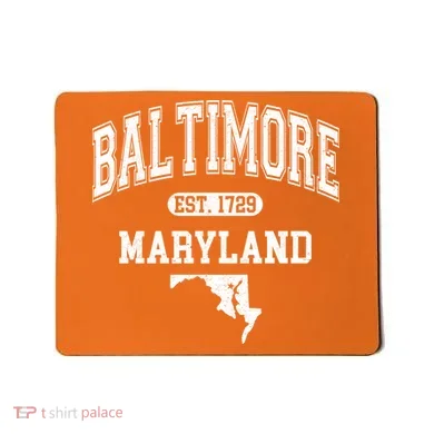 Baltimore Maryland Est. 1729 Varsity Mousepad