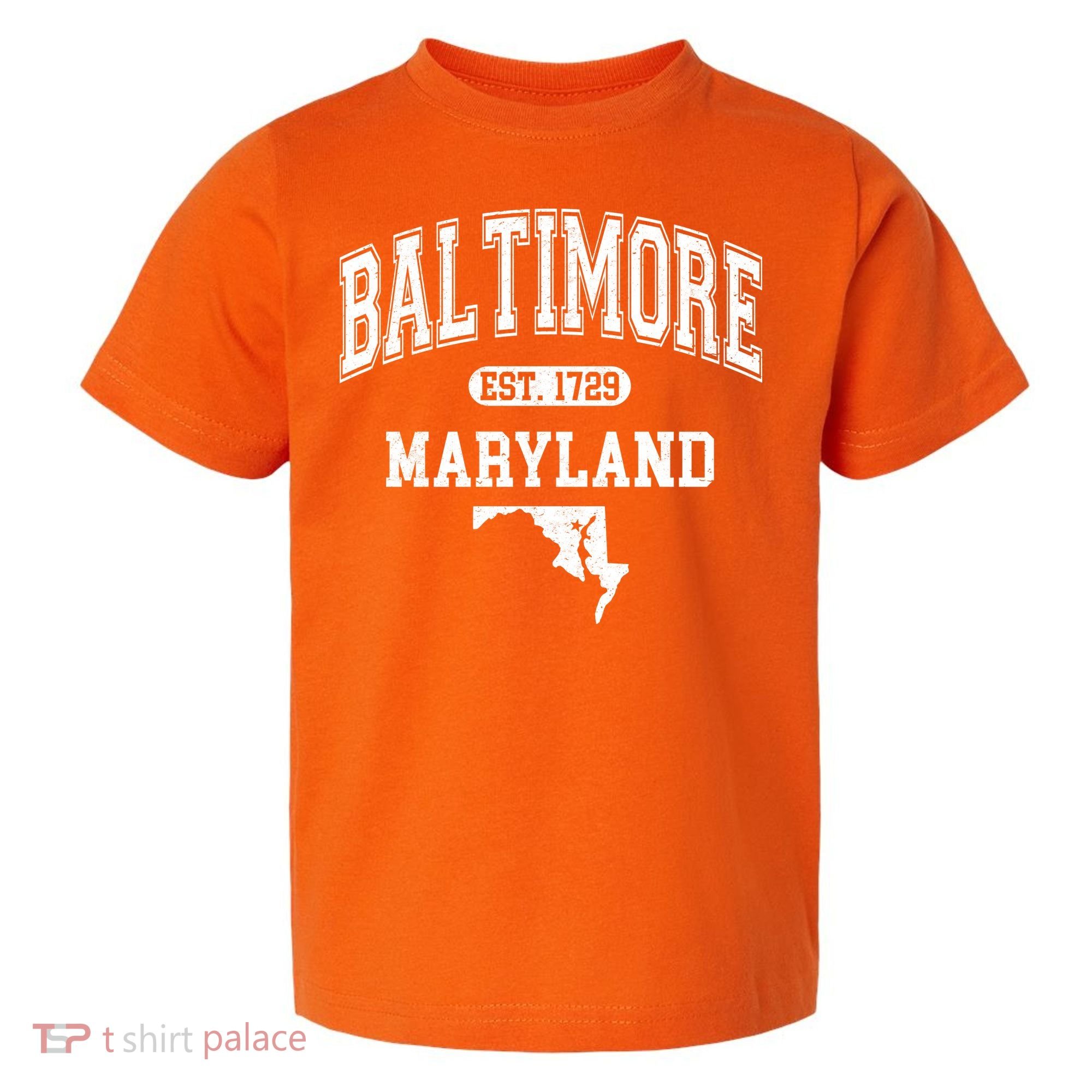 Baltimore Maryland Est. 1729 Varsity Toddler T-Shirt