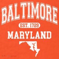 Baltimore Maryland Est. 1729 Varsity Visor thumb 3
