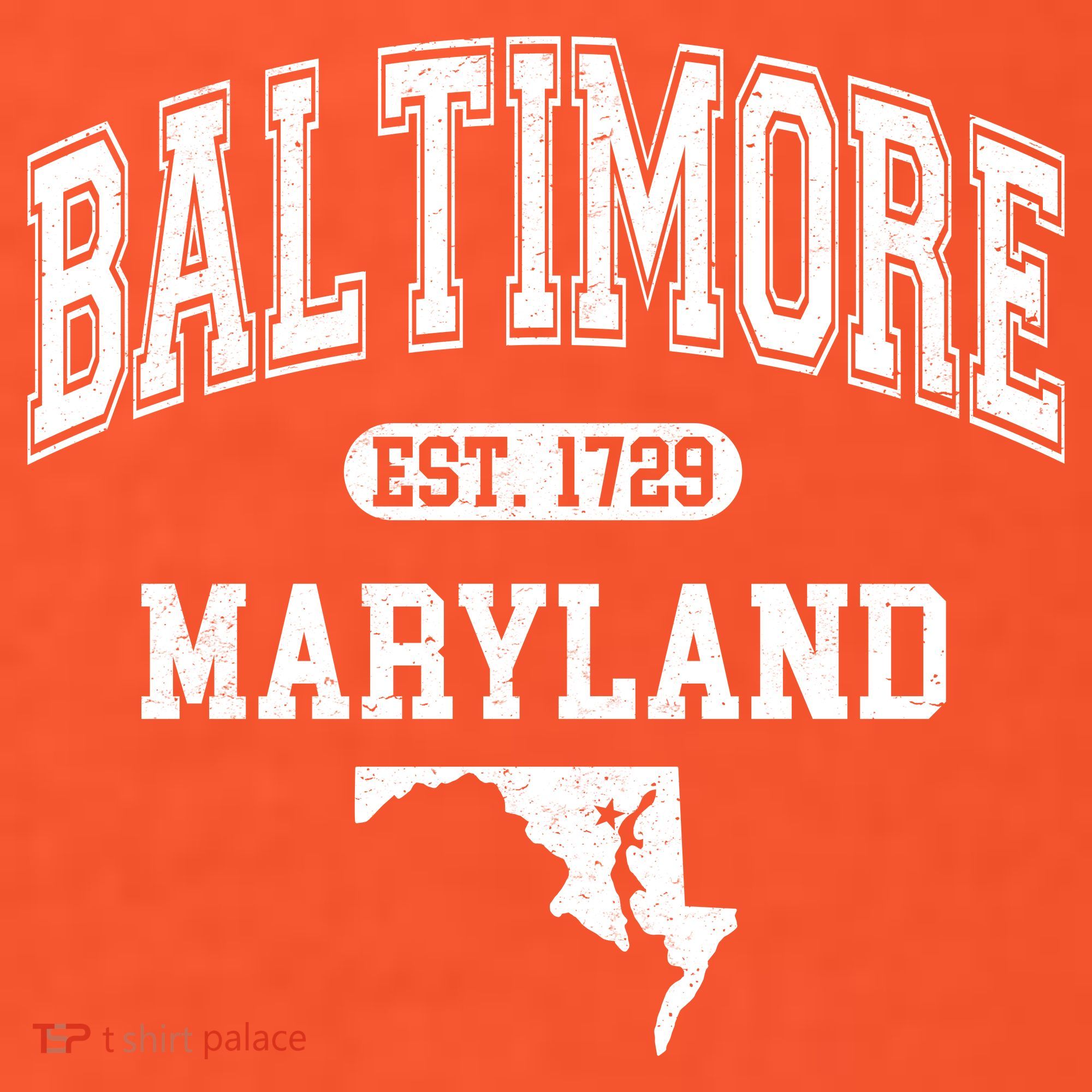 Baltimore Maryland Est. 1729 Varsity Visor