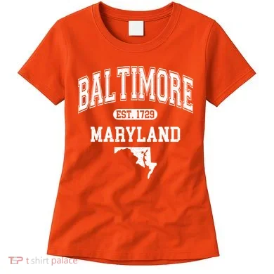 Baltimore Maryland Est. 1729 Varsity Women's T-Shirt