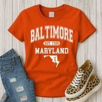 Baltimore Maryland Est. 1729 Varsity Women's T-Shirt thumb 3