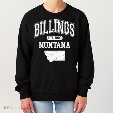 Billings Montana Est. 1882 Varsity Women's Sweatshirt