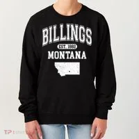 Billings Montana Est. 1882 Varsity Women's Sweatshirt thumb 0
