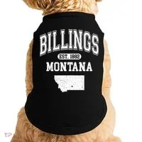Billings Montana Est. 1882 Varsity Doggie Tank thumb 0