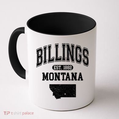 Billings Montana Est. 1882 Varsity Coffee Mug