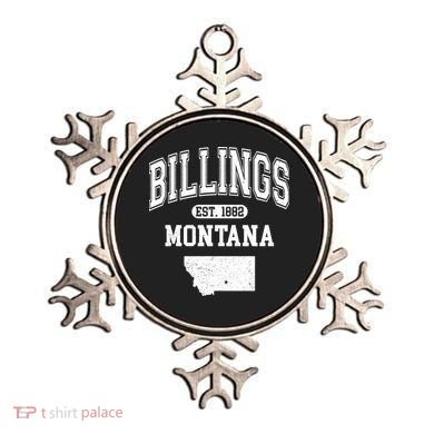 Billings Montana Est. 1882 Varsity Ornament
