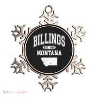 Billings Montana Est. 1882 Varsity Ornament thumb 0
