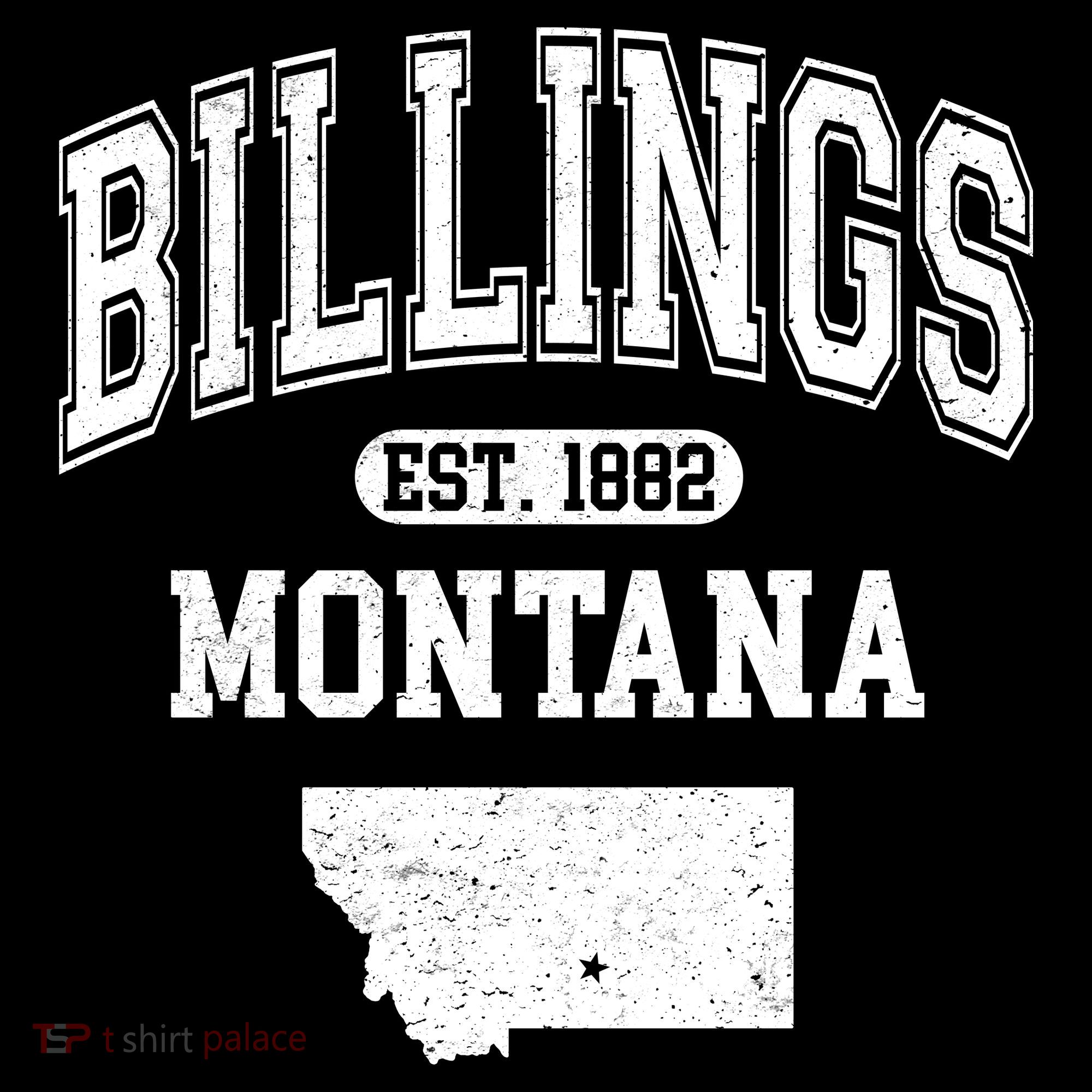 Billings Montana Est. 1882 Varsity Ornament