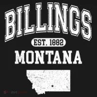 Billings Montana Est. 1882 Varsity Ornament thumb 1