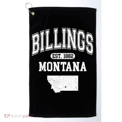 Billings Montana Est. 1882 Varsity Golf Towel