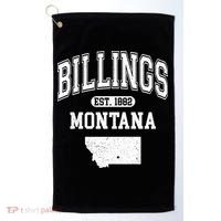 Billings Montana Est. 1882 Varsity Golf Towel thumb 0