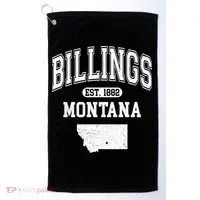 Billings Montana Est. 1882 Varsity Golf Towel thumb 0