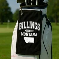 Billings Montana Est. 1882 Varsity Golf Towel thumb 2