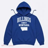 Billings Montana Est. 1882 Varsity Hoodie thumb 0