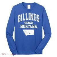 Billings Montana Est. 1882 Varsity Long Sleeve Shirt thumb 0