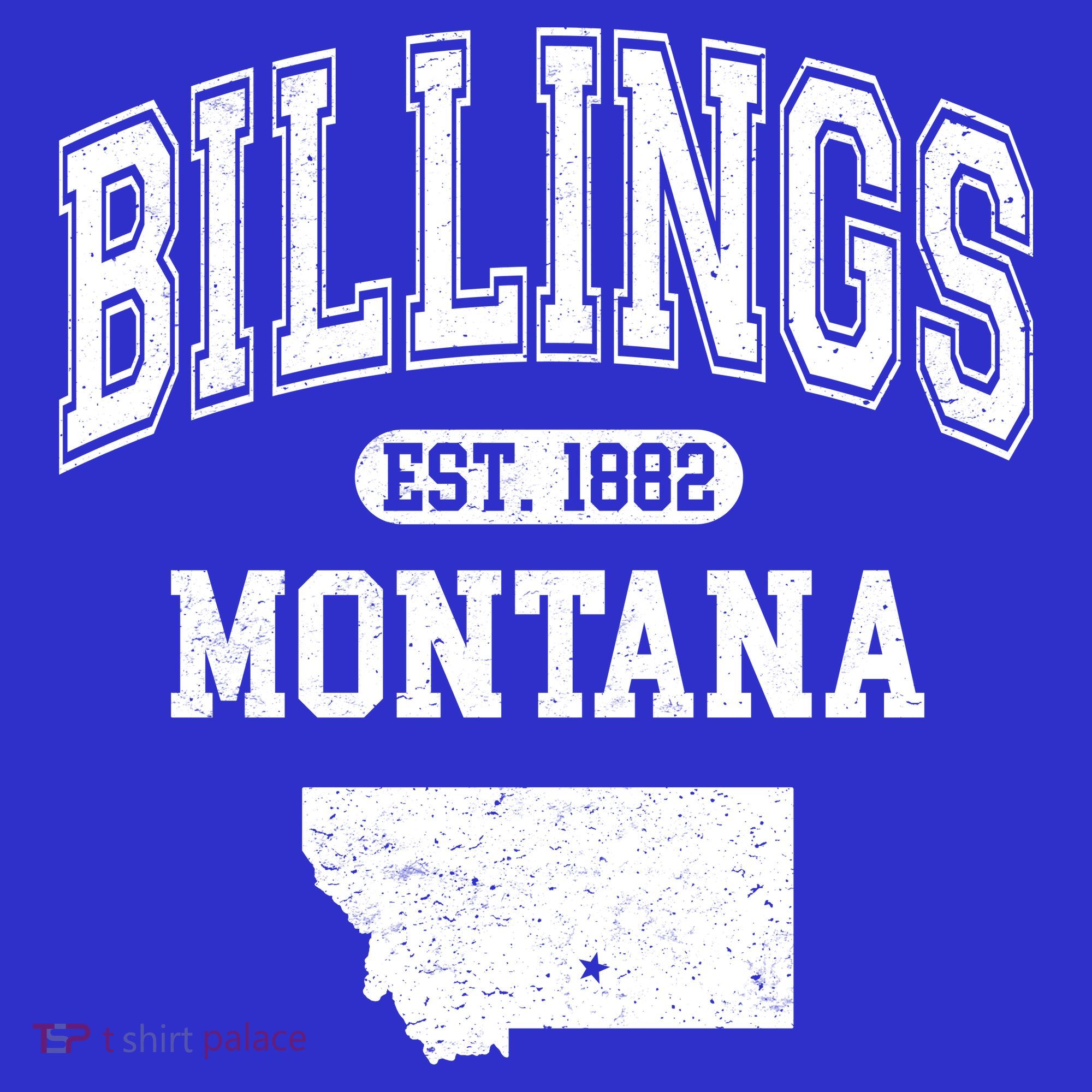 Billings Montana Est. 1882 Varsity Apron