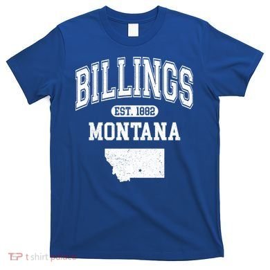 Billings Montana Est. 1882 Varsity T-Shirt