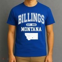 Billings Montana Est. 1882 Varsity T-Shirt thumb 3