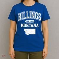 Billings Montana Est. 1882 Varsity T-Shirt thumb 4