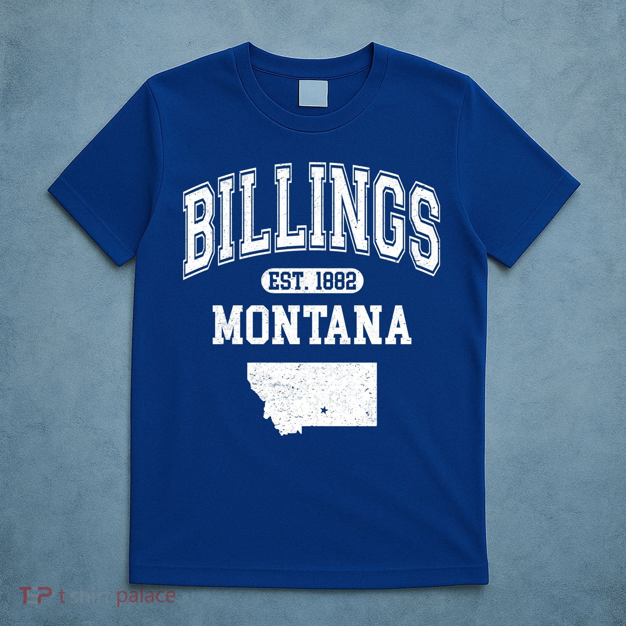 Billings Montana Est. 1882 Varsity T-Shirt