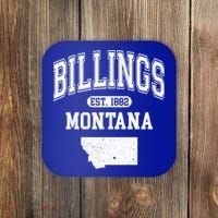 Billings Montana Est. 1882 Varsity Coaster thumb 0