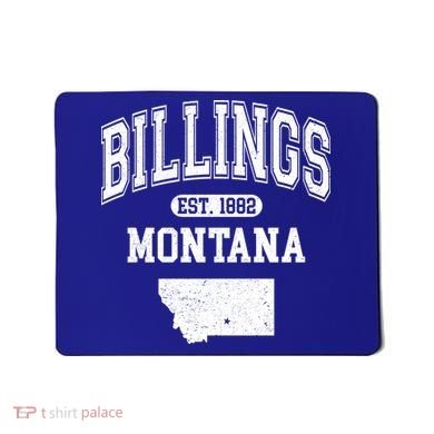 Billings Montana Est. 1882 Varsity Mousepad