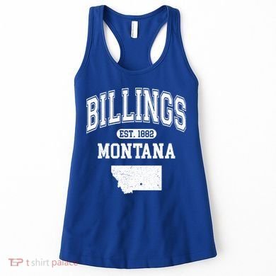 Billings Montana Est. 1882 Varsity Women's Tank Top