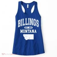 Billings Montana Est. 1882 Varsity Women's Tank Top thumb 0